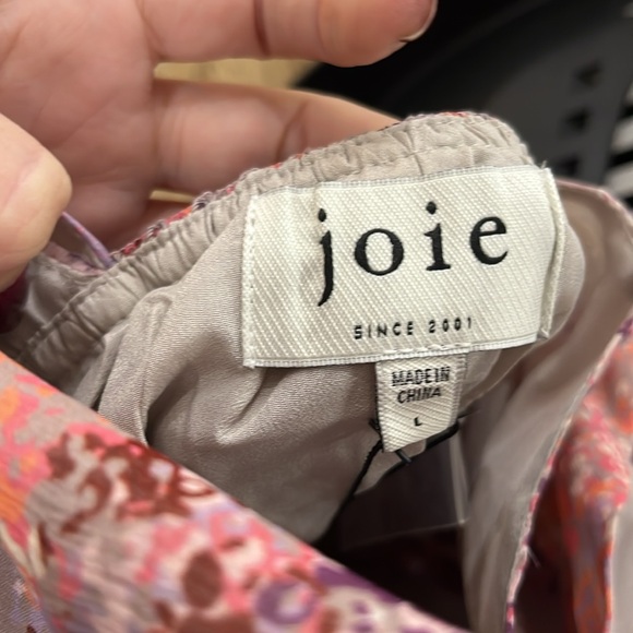 NWT Joie dress Silk Large - Picture 6 of 7